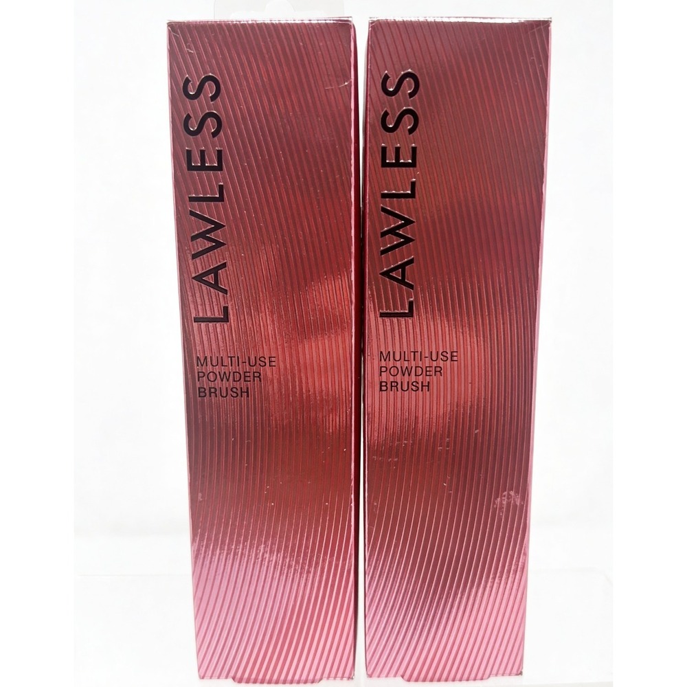 2 LAWLESS Multi-use Vegan-Friendly Women's Dual Ended Powder Brush